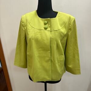 Chadwick’s Lime green 14P blazer jacket two button NWOT